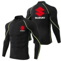 Koszulka termoaktywna rashguard SUZUKI męska koszulka sportowa z długim rękawem