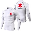 Koszulka termoaktywna rashguard SUZUKI męska koszulka sportowa z długim rękawem