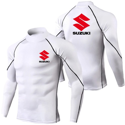 Koszulka termoaktywna rashguard SUZUKI męska koszulka sportowa z długim rękawem