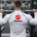 Koszulka termoaktywna rashguard SUZUKI męska koszulka sportowa z długim rękawem