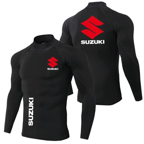 Koszulka termoaktywna rashguard SUZUKI męska koszulka sportowa z długim rękawem