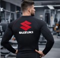 Koszulka termoaktywna rashguard SUZUKI męska koszulka sportowa z długim rękawem