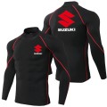 Koszulka termoaktywna rashguard SUZUKI męska koszulka sportowa z długim rękawem