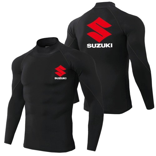 Koszulka termoaktywna rashguard SUZUKI męska koszulka sportowa z długim rękawem
