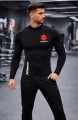 Koszulka termoaktywna rashguard SUZUKI męska koszulka sportowa z długim rękawem