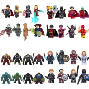  Zestaw Figurek Klocki Avengers Iron Man Hulk Inni 32 Sztuki