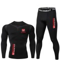 Komplet Zestaw Termoaktywny Rashguard Sportowy HONDA Koszulka Legginsy Treningowe