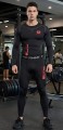 Komplet Zestaw Termoaktywny Rashguard Sportowy HONDA Koszulka Legginsy Treningowe