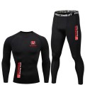 Komplet Zestaw Termoaktywny Rashguard Sportowy HONDA Koszulka Legginsy Treningowe