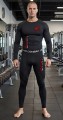 Komplet Zestaw Termoaktywny Rashguard Sportowy HONDA Koszulka Legginsy Treningowe
