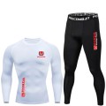 Komplet Zestaw Termoaktywny Rashguard Sportowy HONDA Koszulka Legginsy Treningowe