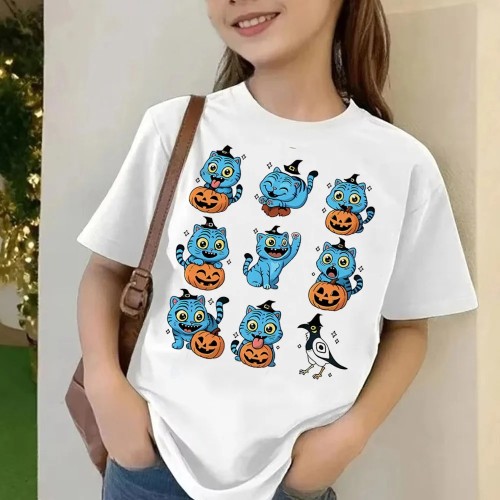 Koszulka 3D dla dziewczynki T-Shirt dziecięcy K-Pop Demon Hunter HUNTRIX roz.3XS-L