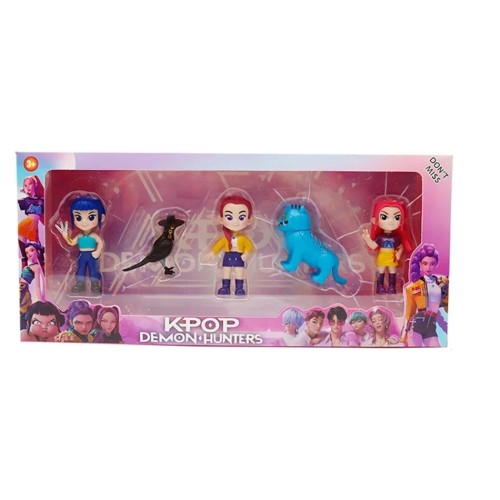 Zestaw Figurek 5 szt K-Pop Demon Hunters Zabawka Dla Dzieci Laleczki