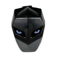 Plecak na kask motocyklowy CARBON wodoodporny HARD SHELL LED z podświetlanymi oczami