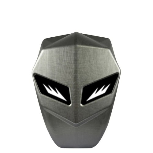 Plecak na kask motocyklowy TYTANOWY wodoodporny HARD SHELL LED z podświetlanymi oczami