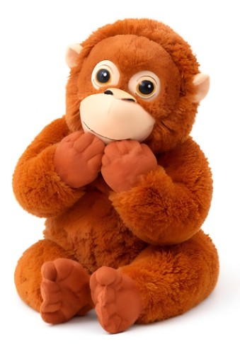 Pluszak dla dzieci Pluszowa Małpka PUNCH 66 CM zabawka przytulanka