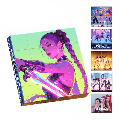 Zabawka dla Dzieci Klocki Magnetyczne 3D K-Pop Demon Hunter Układanka 4 w 1