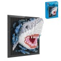 Zestaw Klocki 3D zabawka dla dzieci model rekin Megalodon zwierzęta
