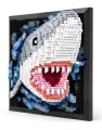 Zestaw Klocki 3D zabawka dla dzieci model rekin Megalodon zwierzęta