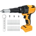 Bezszczotkowy elektryczny pistolet do nitów 2,4-4,8 mm bezprzewodowy DeWalt 20 V