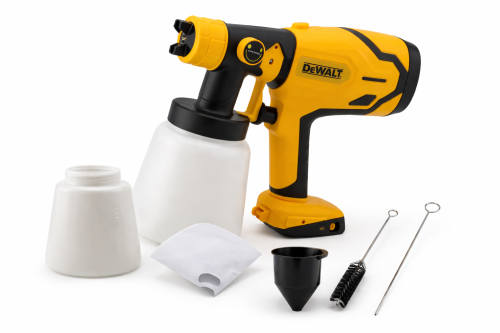 Bezprzewodowy Pistolet Natryskowy DeWalt na akumulator Malowanie Równomierne + Akcesoria
