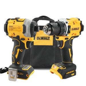 Zestaw narzędzi DEWALT klucz udarowy DCF850 i wkrętarka DCD805 + torba