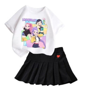 Zestaw dla dziewczynki K-Pop Demon Hunter komplet ubran roz.100-160