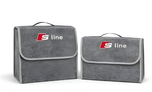 Zestaw 2 szt Organizer Do Bagażnika Samochodowego Audi S-Line