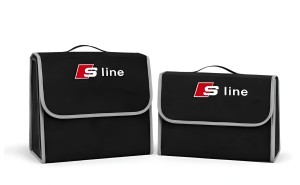 Zestaw 2 szt Organizer Do Bagażnika Samochodowego Audi S-Line