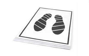  Papierowe dywaniki samochodowe jednorazowe Ochrona wnętrza auta Detailing 25 szt