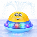 Zabawka do kąpieli UFO z fontanną interaktywny spryskiwacz wodny dla dzieci