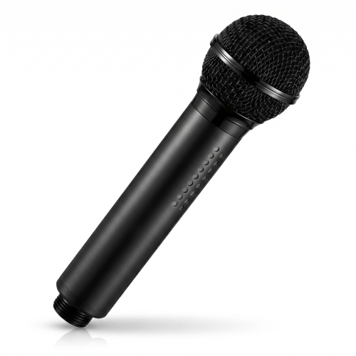 Słuchawka prysznicowa mikrofon designerska głowica do prysznica czarna