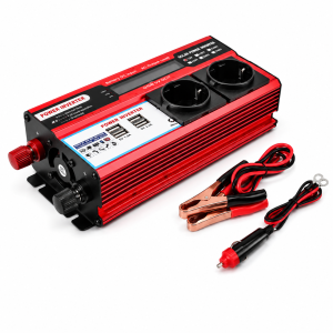 Przetwornica Napięcia 12V na 220V/230V Inwerter Solarny 4000W 4x USB