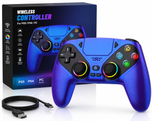 Bezprzewodowy Kontroler PAD do PS5 PS4 PC RGB
