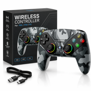 Bezprzewodowy Kontroler PAD do PS5 PS4 PC RGB