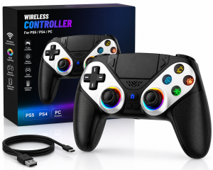 Bezprzewodowy Kontroler PAD do PS5 PS4 PC RGB