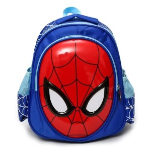 Plecak Szkolny Spider-Man 3D dla Chłopca Plecak Dziecięcy A4 Niebiesko-Czerwony