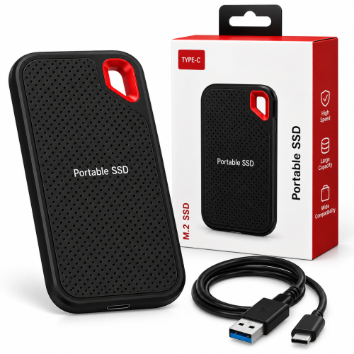 Dysk Zewnętrzny SSD Portable M.2 USB-C Dysk Przenośny