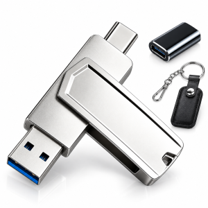 Pendrive do Telefonu USB 3.0 Type-C BINFUL OTG Obrotowy + Etui Brelok