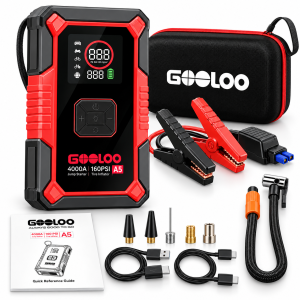 Jump Starter Booster z Kompresorem GOOLOO A5 4000A 160PSI 20000mAh