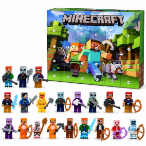 Kalendarz Adwentowy Minecraft Figurki 24 Sztuki Prezent na Mikołajki