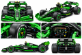 Zabawka dla dzieci Klocki Technic Bolid Formuła 1 Kick Sauber C44 1:8 Zielony 2553 Elementy