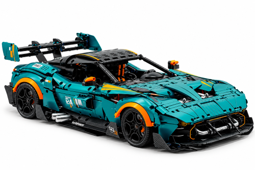 Klocki Technic Samochód Sportowy Vulcan Supercar Zielony 3794 Pcs