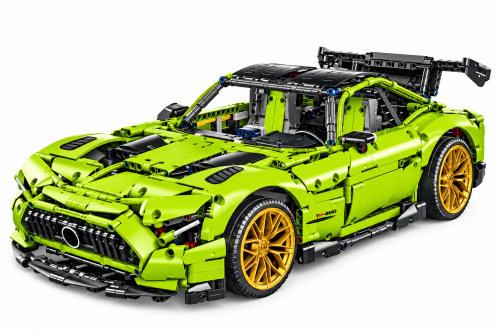 Klocki Technic Samochód Sportowy Mercedes Benz AMG GT3 Zielony 2898 PCS