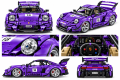 Klocki Technic Samochód Sportowy Fioletowy 911 RWB Skala 1:10 2088 Elementów
