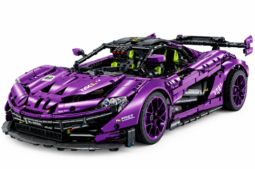 Klocki Technic Samochód Sportowy Fioletowy Supercar Cabrio 3568 Pcs