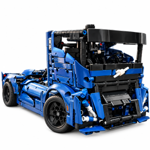 Klocki Technic Ciągnik Siodłowy Ciężarówka Wyścigowa Niebieska 1182 Pcs