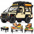 Zestaw Klocki Technic Samochód Terenowy 4x4 Defender Kemping 2766 Elementów