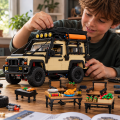 Zestaw Klocki Technic Samochód Terenowy 4x4 Defender Kemping 2766 Elementów