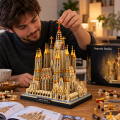 Klocki dla dzieci Architektura Bazylika Sagrada Familia Barcelona Katedra